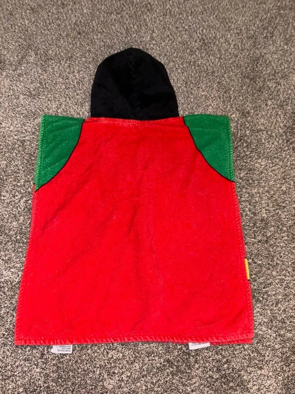 Vintage 90s Batman Robin hooded towel